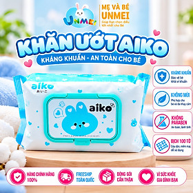 HCM - KHĂN GIẤY ƯỚT KHÁNG KHUẨN AIKO GÓI 100 TỜ