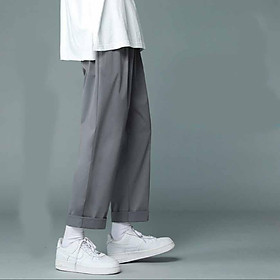 Quần Jogger Baggy Dáng Suông Dài - Chất Vải Kaki Kiểu Thể Thao UNISEX ba Màu Đen,xám,trắng. 03x