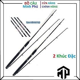 Cần câu 2 khúc đặc Shimano Đen , Tải cá cực cao, Chuyên câu ngâm, bạo lực , Tải Tĩnh 3kg - Minh Phú