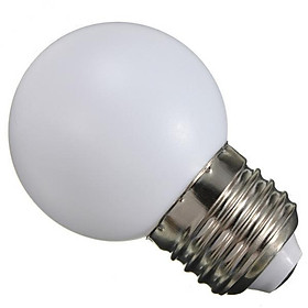 11x220V E27 1W Energy Saving LED Ball Light Bulb Globe Lamp Warm White