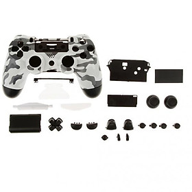 2xGrey Black Full Shell Mod Kit Replacement for PS4 010 011 Controller
