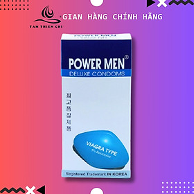 Bao Cao Su Siêu Mỏng Kéo Dài Powermen Viagra (12 Chiếc)