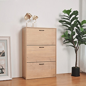 Mua Tủ Giày Gỗ MDF Chống Ẩm Cánh Lật Siêu Gọn 3 Tầng 3 Ngăn Siêu Rộng VANDO