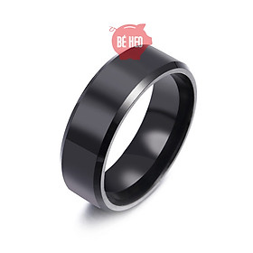 Nhẫn titan nam nữ, nhẫn nam sáng bóng bền màu - Trang sức Bé Heo BHN117
