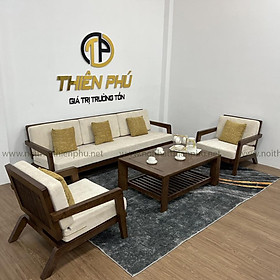 Mua Sofa gỗ tần bì tựa mây 2 lớp mã TP822 New