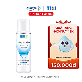 Dung dịch dưỡng ẩm tối ưu Hada Labo Advanced Nourish Lotion dùng cho da thường và da khô 170ml