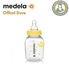 Bình sữa cho bé bú Medela 150ml núm S - Bình kèm núm có nắp chụp