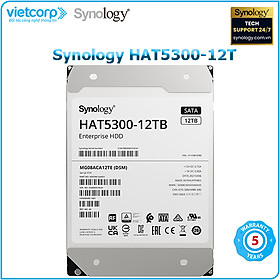 Ổ cứng NAS Synology HAT5300-12T 3.5 Sata 3 - Hàng Nhập Khẩu