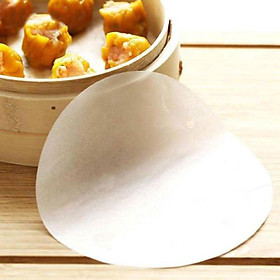 Giấy lót chống dính hấp chiên món nướng món lót nồi chiên không dầu Kokusai không lỗ 20.5cm 30tờ/túi