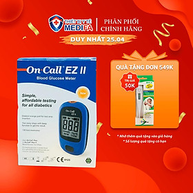 Máy đo đường huyết On Call EZ II, Hàng chính hãng, gồm bút