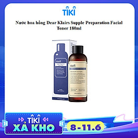 Nước hoa hồng Dear Klairs Supple Preparation Facial Toner 180ml