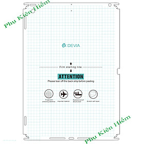 Mua Dán dẻo PPF dành cho iPad gen 9 full lưng viền (10.2 inch) 2021 hãng Devia - Hàng nhập khẩu