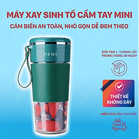 Mua Máy Xay Sinh Tố Cầm Tay Không Dây  Máy Xay Trái Cây Thủy Tinh Sạc Pin Đa Năng Cao Cấp Với 6 Lưỡi Dao Mạnh Mẽ