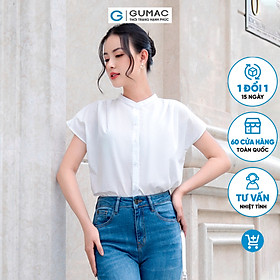 Áo kiểu tay liền cổ trụ công sở đi tiệc sang trọng thời trang GUMAC AD09010