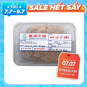 CHẢ CÁ ĐỎ LÝ SƠN (Cá Chàm) - Chả Sống (500gr) - Loại ngon đặc biệt - (Cam kết không sử dụng chất bảo quản)