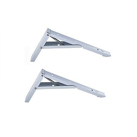 Mua Bộ 2 chiếc giá đỡ gập thông minh giúp tiết kiệm diện tích chất liệu thép không gỉ. Chiều dài từ 8 inch đến 20 inch ( 19cm-48cm)