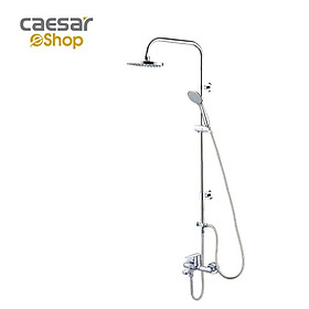 Sen tắm nóng lạnh kết hợp cây sen phun mưa- tay sen một chế độ Caesar S383C+BS122