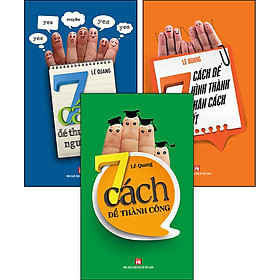 Combo 3 Cuốn: 7 Cách Thành Công + 7 Cách Thuyết Phục + 7 Cách Hình Thành Nhân Cách Tốt