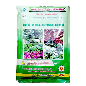 GÓi 1 Kg - TINH VÔI 98 SIÊU SÁT KHUẨN - CUNG CẤP CANXI - CẢI THIỆN ĐỘ pH - CẢI TẠO ĐẤT - KHÔNG LẪN TẠP CHẤT