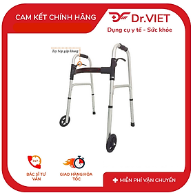 Khung tập đi W-8-Hợp kim nhôm siêu bền, dễ gấp gọn và sử dụng