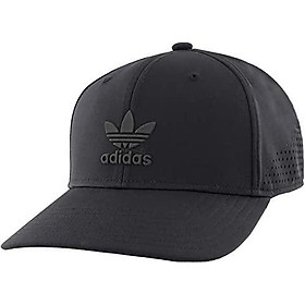 adidas Originals Men's Tech Mesh Structured Snapback Cap, Grey/Black, ONE SIZE