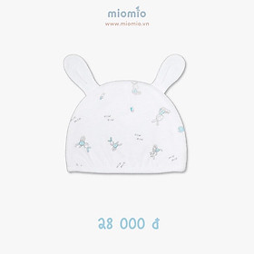 Mũ sơ sinh MIOMIO BST In Thỏ-có ảnh thật
