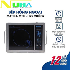 Mua Bếp Hồng Ngoại Đơn - Bếp Điện MATIKA MTK-H22 Không Kén Nồi-Hàng chính hãng