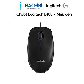Chuột Logitech B100 - Màu đen Hàng chính hãng