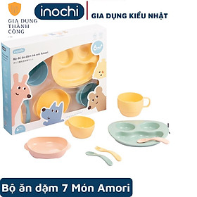 Mua Bộ ăn dặm cho bé 7 món inochi kiểu nhật thông minh nhựa nguyên sinh cao cấp