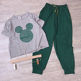 BỘ THUN MICKEY MẸ VÀ BÉ CỰC IU 8-55KG