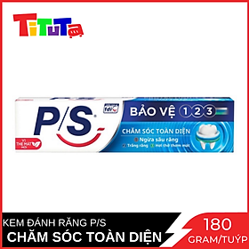 Kem đánh răng P/S bảo vệ 123 chăm sóc toàn diện 180g