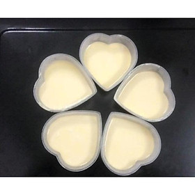 Mua combo 50 hủ bánh plan nhựa hình tim (có nắp)