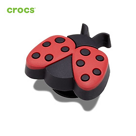 Sticker nhựa jibbitz unisex Crocs Lil Ladybug