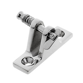 316 Stainless Steel Angled Deck Hinge Quick Release Pin for Bimini Boat Top