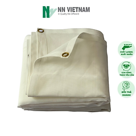 LƯỚI CHE NẮNG 80% CHE SÂN VƯỜN, BAN CÔNG - 230GSM - MÀU TRẮNG - 2m x 5m