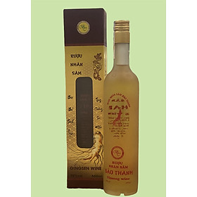 Rượu nhân sâm Bảo Thanh 500ml(chai nhám)