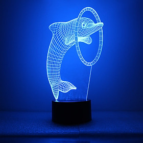 Mua Đèn ngủ 3D  đèn ngủ cá heo cao cấp