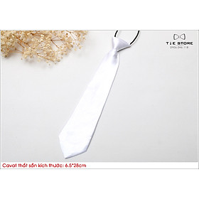 Cà vạt nữ thắt sẵn bản nhỏ 6*26cm- cavat vạt thắt sẵn