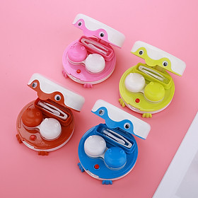 Eyeglasses Cleaning Tool Contact Lens Cleaner Effective Cartoon 4 Color Beauty Sterilization - random