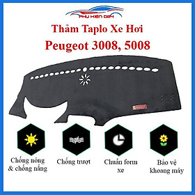 Thảm taplo Peugeot 5008, Peugeot 3008 chống nắng nóng làm mát xe mở rộng tầm nhìn