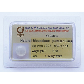 Mua Mặt Đá Mặt Trăng Moonstone Tự Nhiên Mài Trơn Tròn