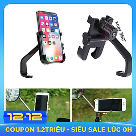 Giá đỡ điện thoại trên xe máy