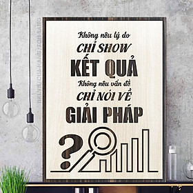 Mua Tranh Slogan tạo động lực treo tường trang trí phòng khách hiện đại TBIG006