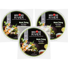 Combo 3 Túi Bánh Tráng Mekong River 16cm 300g