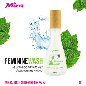 Dung dịch vệ sinh phụ nữ Mira Feminine Wash 130ml A602