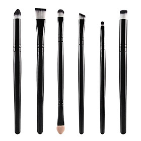 6Pcs Eye Makeup Brushes, Eye Blending Brush, Eyeshadow Eyeliner Eyelash Eye Liners Brush Set - Choose Colors