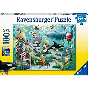Ghép hình Ravensburger 100 mảnh XXL chủ đề Underwater Wonders