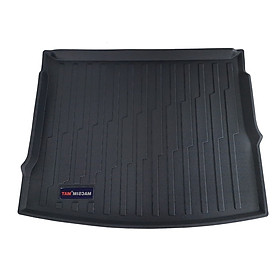Thảm lót cốp xe ô tô VOLKSWAGEN Tiguan (5 chỗ) 2018-đến nay nhãn hiệu Macsim chất liệu TPV cao cấp màu đen (PT02)