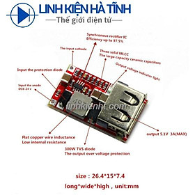 Mạch hạ áp sạc nhanh điện thoại, mạch sạc điện thoại trên ô tô