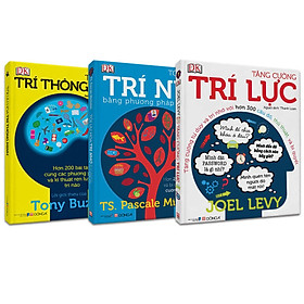 Combo 3 cuốn tối ưu hóa trí thông minh + tối ưu hóa trí nhớ + tăng cường trí lực